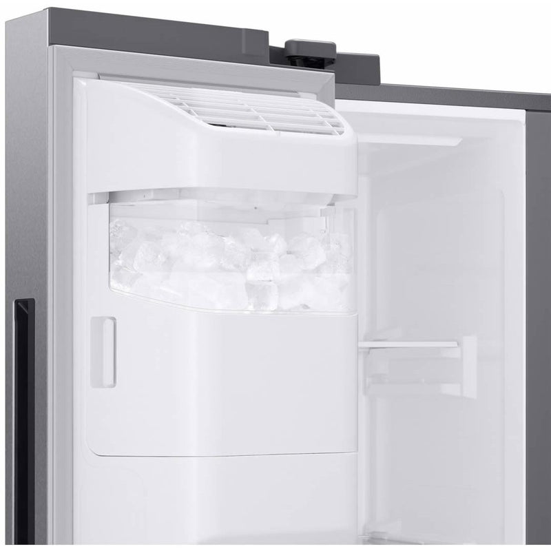 Samsung 36-inch, 21.5 cu.ft. Counter-Depth Side-by-Side Refrigerator with Family Hub™ RS22T5561SR/AA IMAGE 9