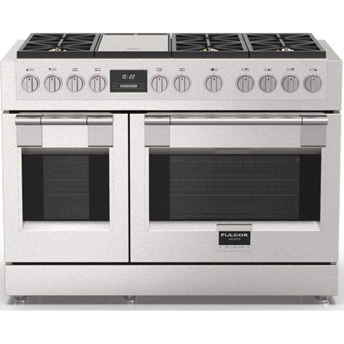 Fulgor Milano 48-inch Freestanding Gas Range with True Convection Technology F6PGR486GS2 IMAGE 1