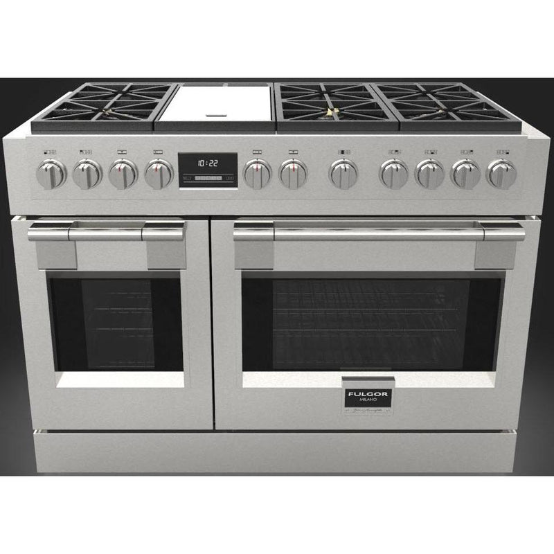 Fulgor Milano 48-inch Freestanding Gas Range with True Convection Technology F6PGR486GS2 IMAGE 3
