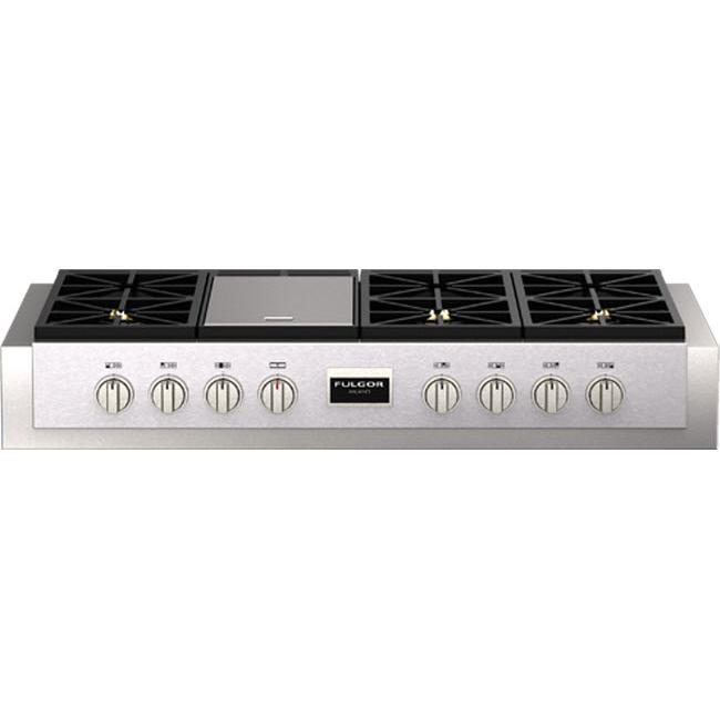Fulgor Milano 48-inch Built-in Rangetop with Griddle F6GRT486GS1 IMAGE 1