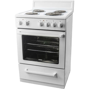 Danby 24-inch Freestanding Electric Range with Even Baking DERM240WC IMAGE 1