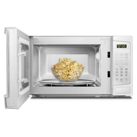 Danby 20-inch, 1.1 cu.ft. Countertop Microwave Oven with Auto Defrost DBMW1120BWW IMAGE 9
