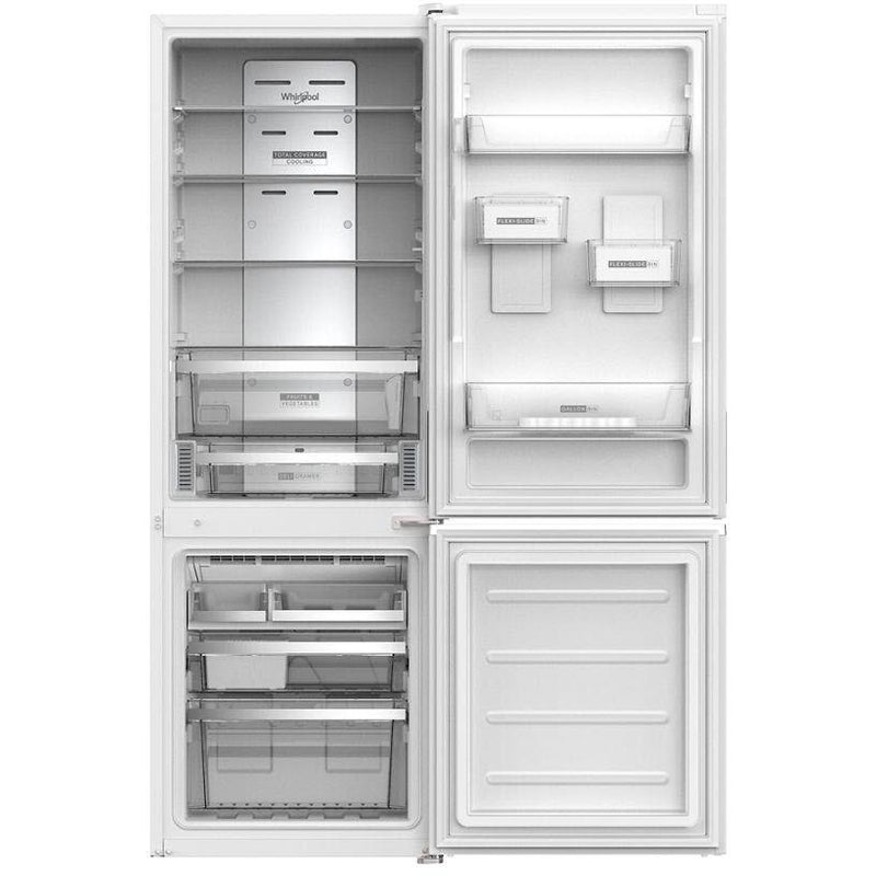 Whirlpool 24-inch, 12.9 cu.ft. Freestanding Bottom Freezer Refrigerator with Flexi-Slide™ Bins WRB533CZJW IMAGE 2