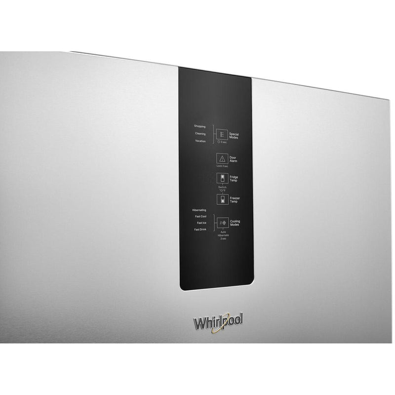 Whirlpool 24-inch, 12.9 cu.ft. Freestanding Bottom Freezer Refrigerator with Flexi-Slide™ Bins WRB533CZJZ IMAGE 2