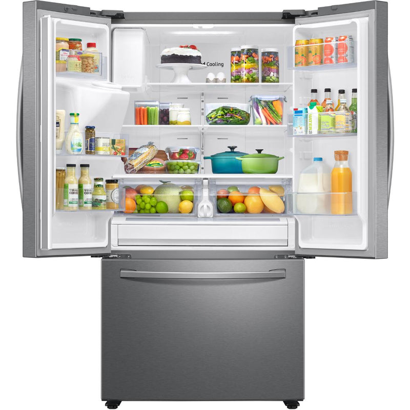 Samsung 36-inch, 27 cu.ft. French 3-Door Refrigerator with Family Hub™ RF27T5501SR/AA IMAGE 3