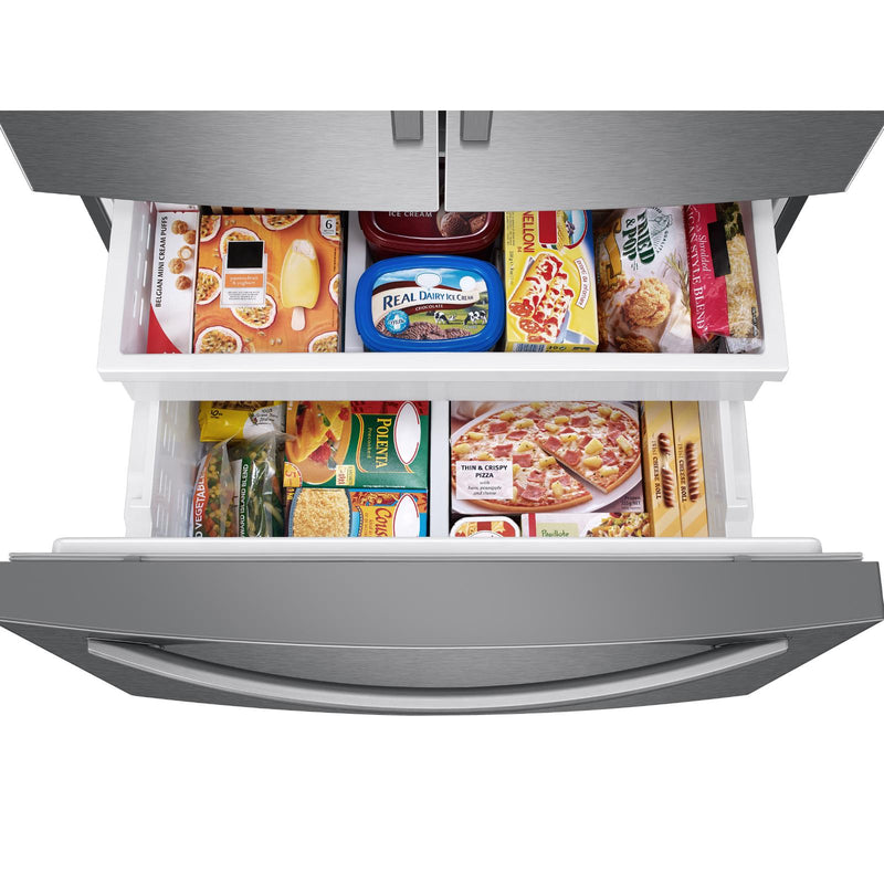 Samsung 36-inch, 27 cu.ft. French 3-Door Refrigerator with Family Hub™ RF27T5501SR/AA IMAGE 9