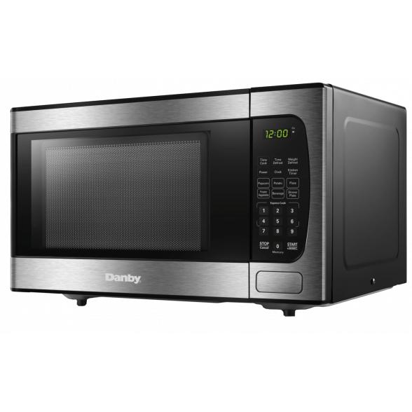Danby 19-inch, 0.9 cu.ft. Countertop Microwave Oven with 6 Auto Cook Options DBMW0924BBS IMAGE 2