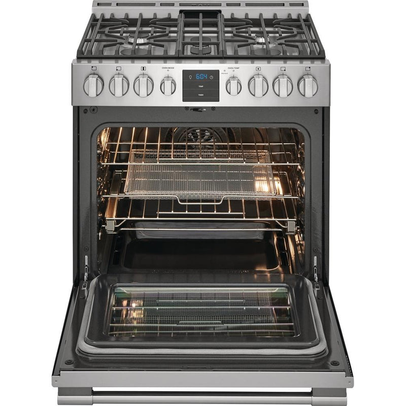 Frigidaire Professional 30-inch Freestanding Gas Range with Air Fry Technology PCFG3078AF IMAGE 2