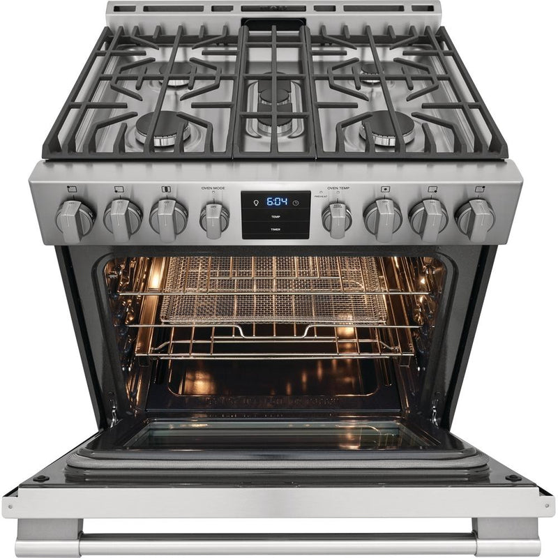 Frigidaire Professional 30-inch Freestanding Gas Range with Air Fry Technology PCFG3078AF IMAGE 8