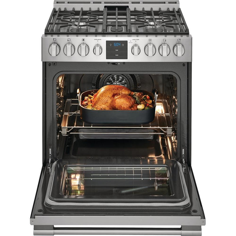 Frigidaire Professional 30-inch Freestanding Gas Range with Air Fry Technology PCFG3078AF IMAGE 9