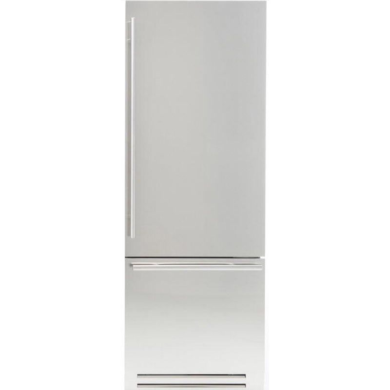 Fhiaba 30-inch, 14.5 cu.ft. Built-in Bottom Freezer Refrigerator with Interior Ice Maker FK30BI-RS IMAGE 1