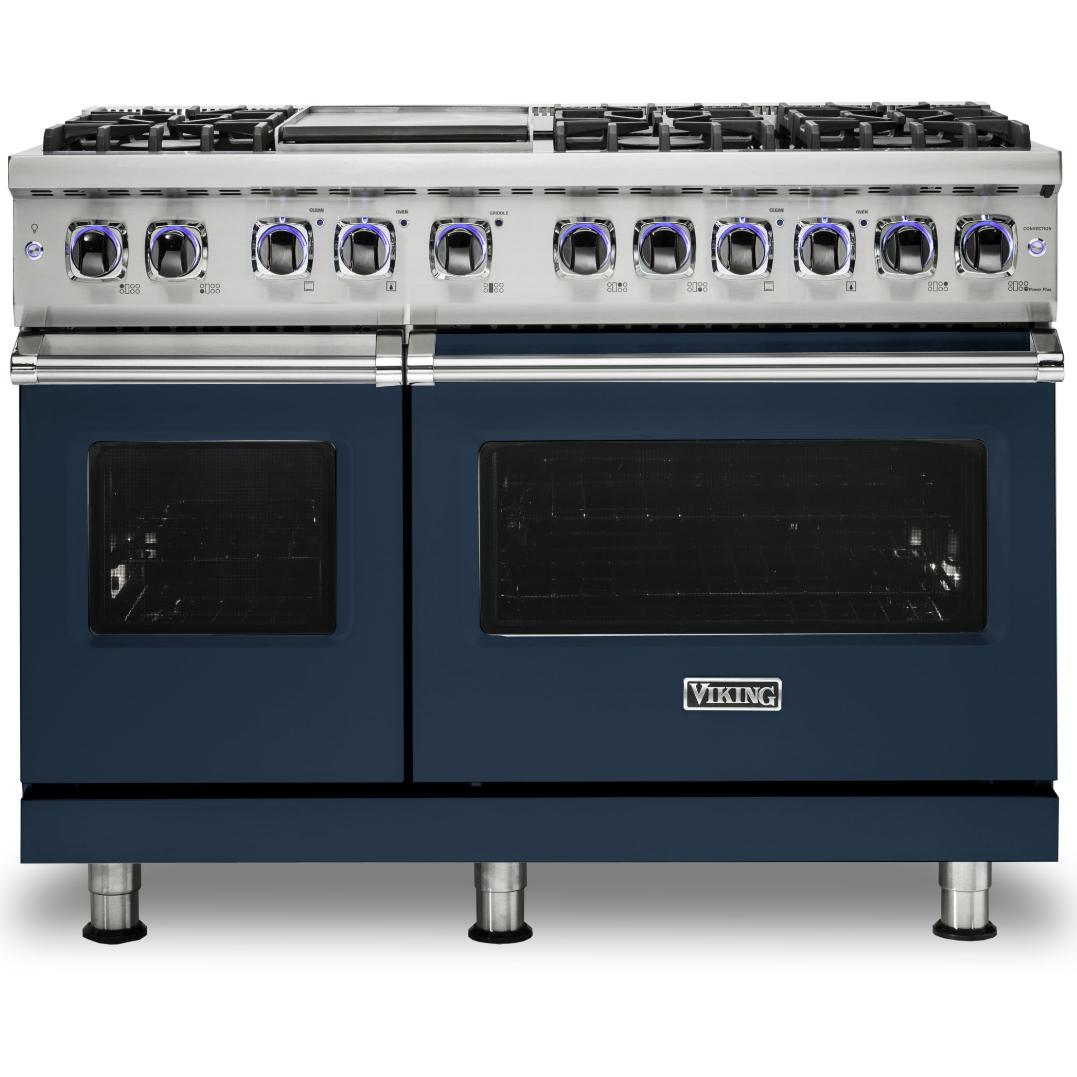 Viking 48-inch Freestanding Dual-Fuel Range with Elevation™ Burners CVDR7482-6GSBLP IMAGE 1