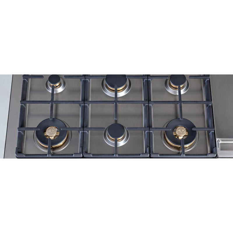 Bertazzoni 48-inch Built-in Dual Fuel Built-in Rangetop with Electric Griddle PROF486GRTBXT IMAGE 3
