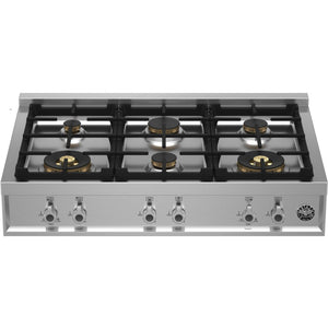 Bertazzoni 36-inch Built-in Gas Rangetop with 6 Burners PROF366RTBXT IMAGE 1
