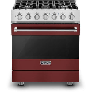 Viking 30-inch Freestanding Gas Range with ProFlow™ Convection Baffle RVGR3302-5BRE IMAGE 1