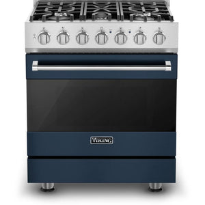 Viking 30-inch Freestanding Gas Range with ProFlow™ Convection Baffle RVGR3302-5BSBLP IMAGE 1