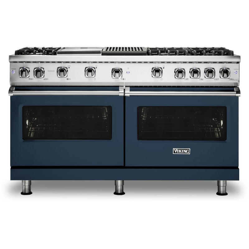 Viking 60-inch Freestanding Gas Range with VariSimmer™ VGR560-6GQSB IMAGE 1