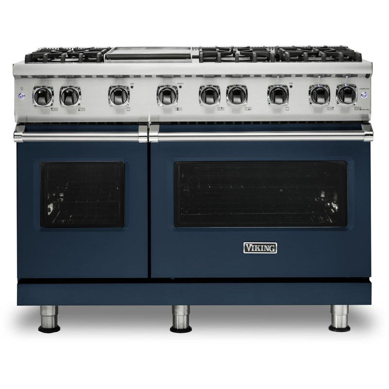 Viking 48-inch Freestanding Gas Range with VariSimmer™ VGR548-6GSBLP IMAGE 1