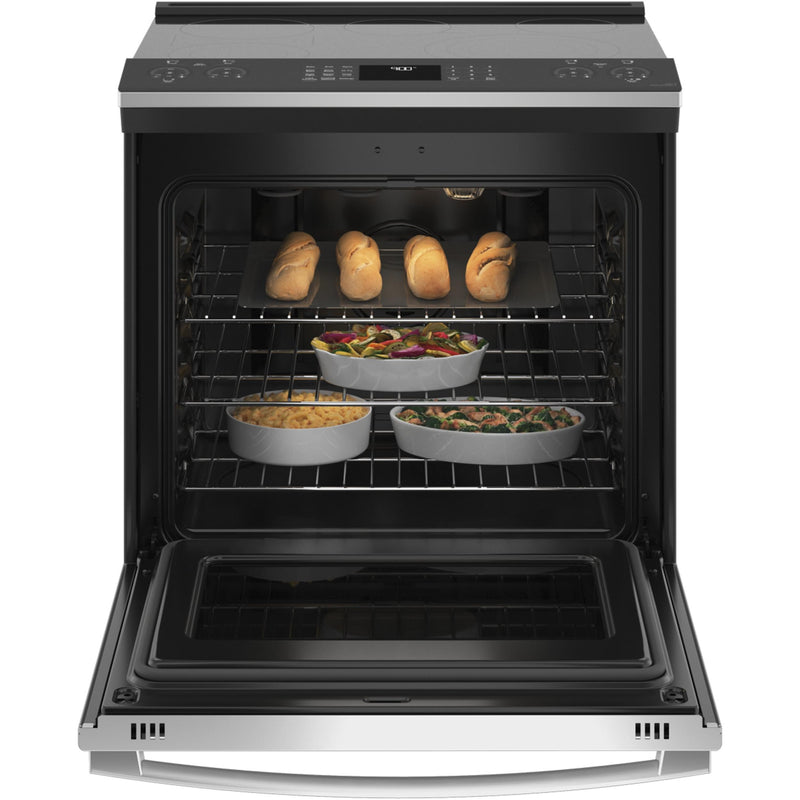 GE Profile 30-inch Slide-in Electric Range with Air Fry Technology PSS93YPFS IMAGE 3