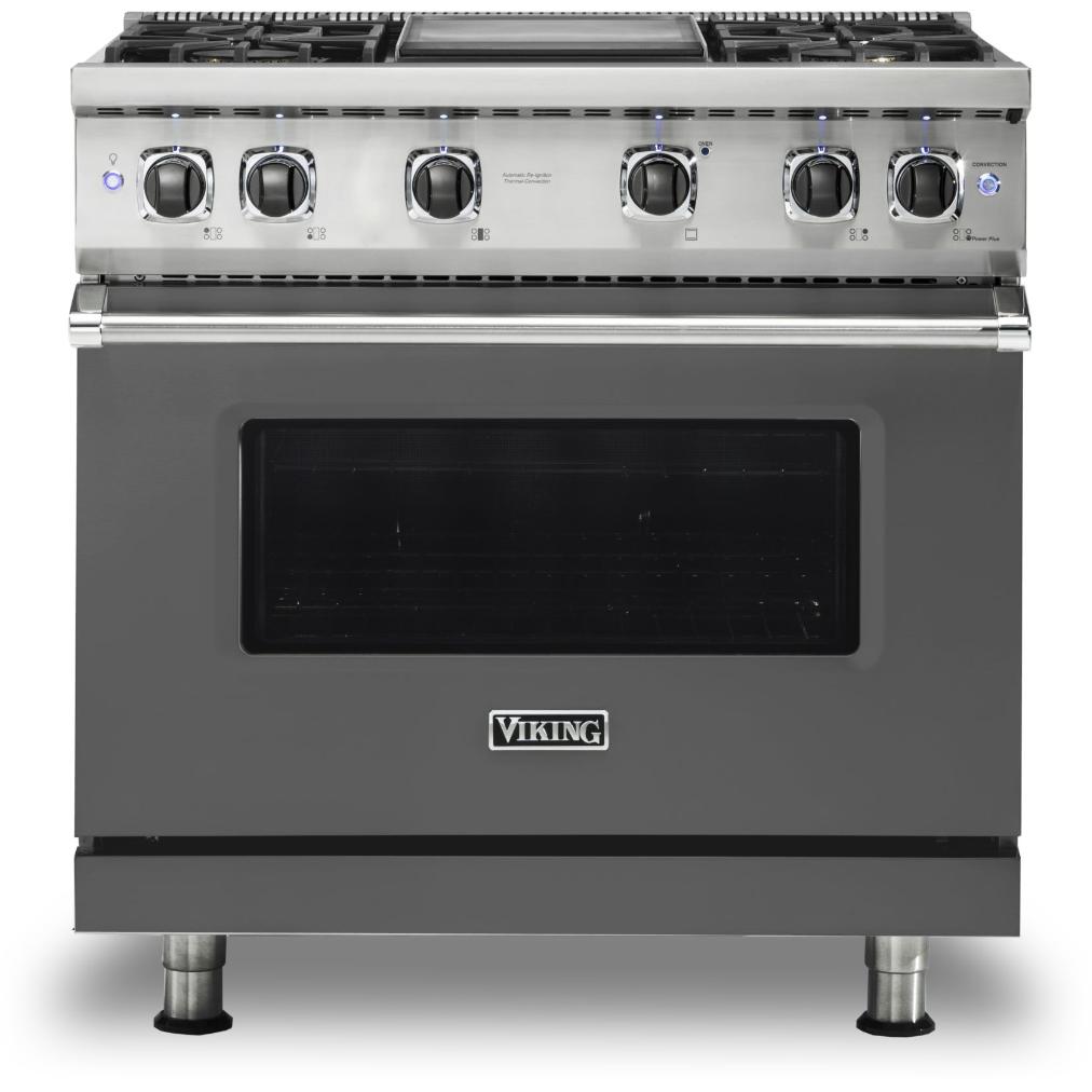 Viking 36-inch Freestanding Gas Range with GourmetGlo™ VGR536-4GDG IMAGE 1