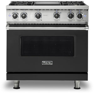 Viking 36-inch Freestanding Gas Range with GourmetGlo™ VGR536-4GCSLP IMAGE 1