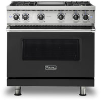 Viking 36-inch Freestanding Gas Range with GourmetGlo™ VGR536-4GCS IMAGE 1