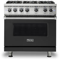 Viking 36-inch Freestanding Gas Range with GourmetGlo™ VGR536-6BCSLP IMAGE 1