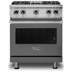 Viking 30-inch Freestanding Gas Range with VariSimmer™ VGR530-4BDG IMAGE 1