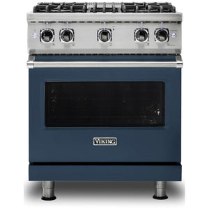 Viking 30-inch Freestanding Gas Range with VariSimmer™ VGR530-4BSBLP IMAGE 1