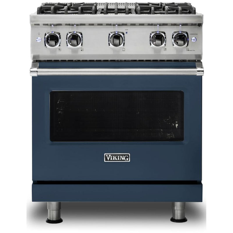Viking 30-inch Freestanding Gas Range with VariSimmer™ VGR530-4BSB IMAGE 1