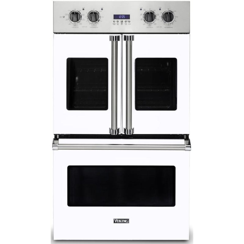 Viking 30-inch, 9.4 cu.ft. Built-in Double Wall Oven with Vari-Speed Dual Flow™ Convection System VDOF7301WH IMAGE 1