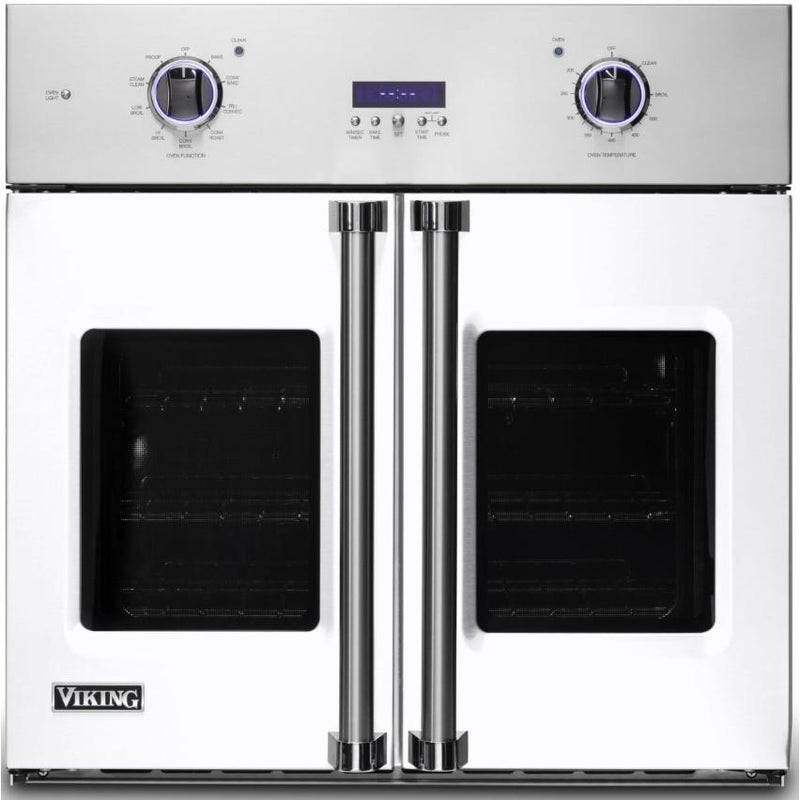 Viking 30-inch, 4.7 cu.ft. Built-in Single Wall Oven with Vari-Speed Dual Flow™ Convection System VSOF7301WH IMAGE 1