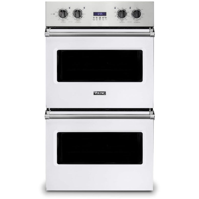 Viking 30-inch 9.4 cu.ft. Built-in Wall Double Oven with TruConvec™ Convection VDOE130WH IMAGE 1