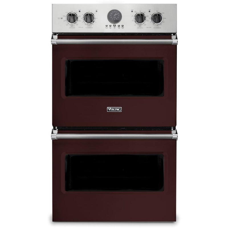Viking 30-inch 9.4 cu.ft. Built-in Wall Double Oven with TruConvec™ Convection VDOE530KA IMAGE 1