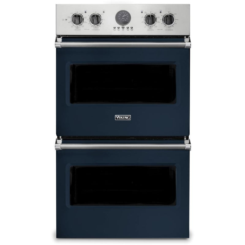 Viking 30-inch 9.4 cu.ft. Built-in Wall Double Oven with TruConvec™ Convection VDOE530SB IMAGE 1
