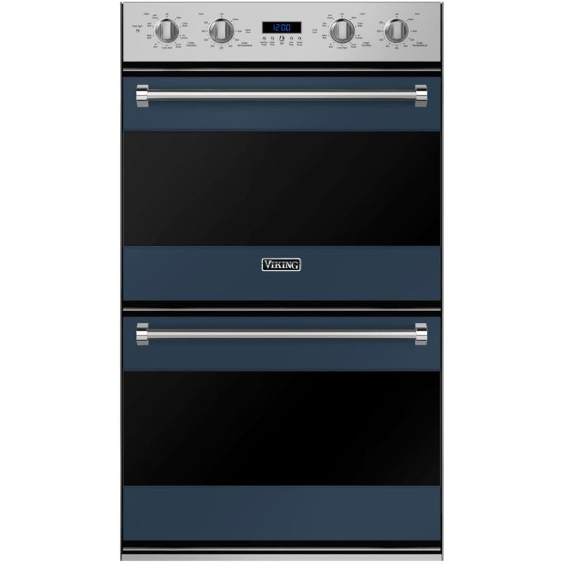 Viking 30-inch, 8.6 cu.ft. Built-in Double Wall Oven with TruConvec™ Convection Cooking RVDOE330SB IMAGE 1