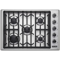 Viking 30-inch Built-in Gas Cooktop with SureSpark™ Ignition System VGSU5301-5BSSLP IMAGE 1