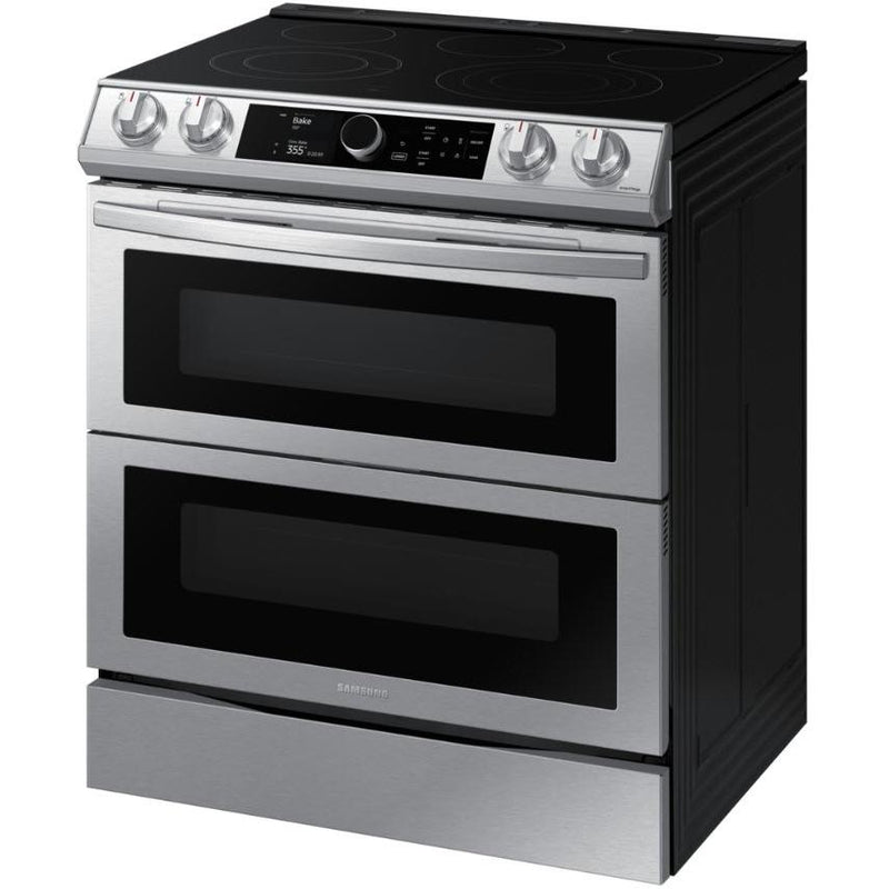 Samsung 30-inch Slide-in Electric Range with Wi-Fi Connectivity NE63T8751SS/AC IMAGE 3