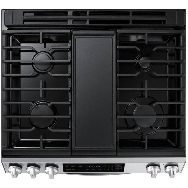 Samsung 30-inch Slide-in Gas Range with Wi-Fi Connect NX60T8311SS/AA IMAGE 8