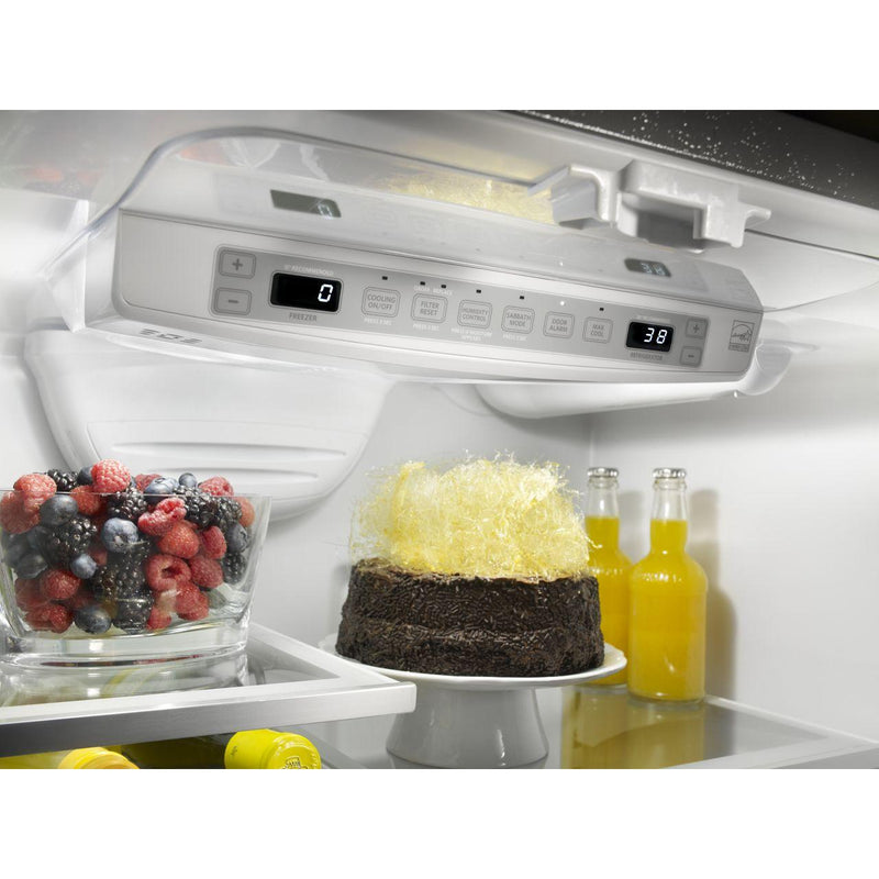 KitchenAid 36-inch, 22 cu.ft. Counter-Depth French 3-Door Refrigerator with Interior Water Dispenser KRFC302ESS IMAGE 8