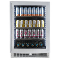 Silhouette Saxony 5.6 cu.ft. Freestanding Combination Beverage Center SPRBC056D1SS IMAGE 2