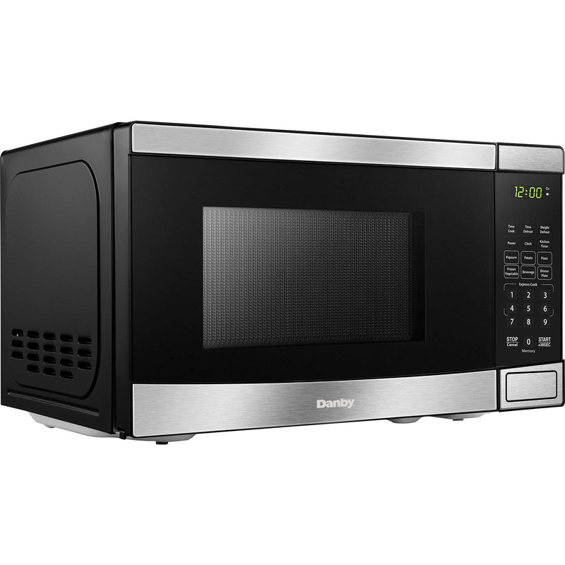 Danby 17-inch, 0.7 cu.ft. Countertop Microwave Oven with 6 Auto Cook Options DBMW0721BBS IMAGE 1