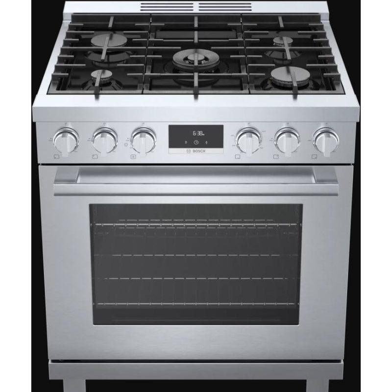 HGS8055UC Bosch 30inch Freestanding Gas Range with Convection