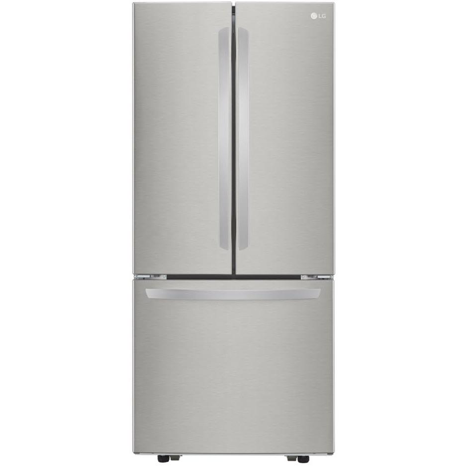 LG 30-inch, 21.8 cu.ft. Freestanding French 3-Door Refrigerator with SmartDiagnosis™ Technology LRFNS2200S IMAGE 1