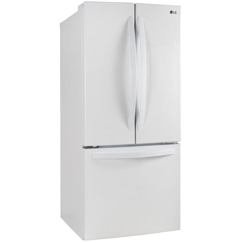 LG 30-inch, 21.8 cu.ft. Freestanding French 3-Door Refrigerator with SmartDiagnosis™ Technology LRFNS2200W IMAGE 2