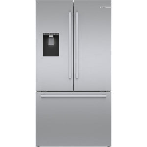 Bosch 36-inch, 20.8 cu.ft. Counter-Depth French 3-Door Refrigerator with QuickIcePro System™ B36CD50SNS IMAGE 1