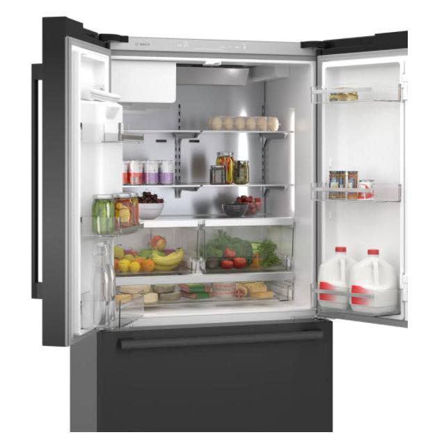 Bosch 36-inch, 20.8 cu.ft. Counter-Depth French 3-Door Refrigerator with QuickIcePro System™ B36CD50SNB IMAGE 6