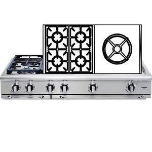 Capital Cooktops Gas GRT484W-N IMAGE 1