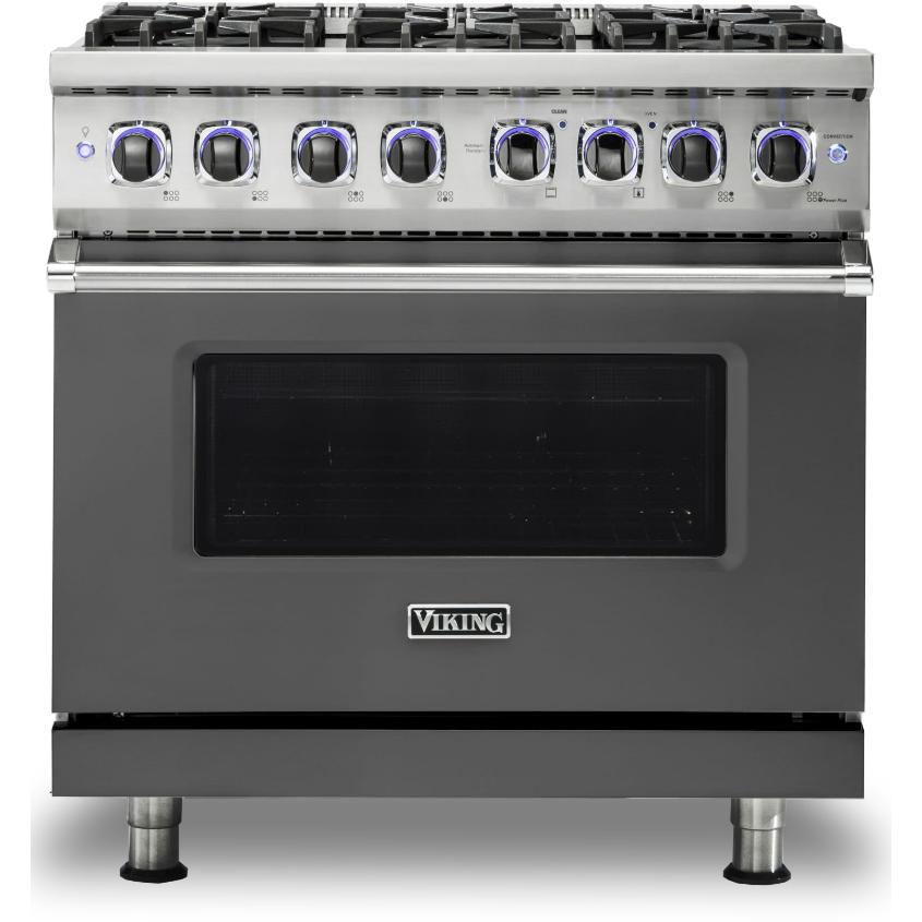 Viking 36-inch Freestanding Dual-Fuel Range with Elevation Burners™ CVDR7362-6BDG IMAGE 1