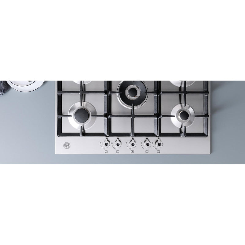 Bertazzoni 36-inch Built-in Gas Cooktop with 5 Burners PROF365CTXV IMAGE 3